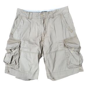 POLO Ralph Lauren Shorts Mens 32 Beige Cargo Tall Flat Front Casual Outdoor
